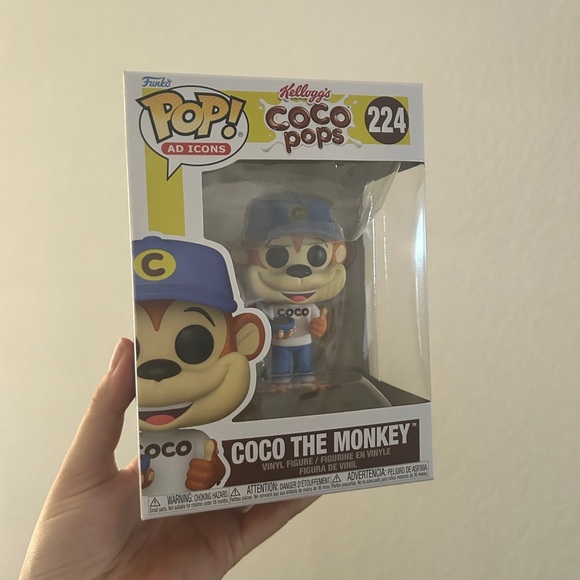 Funko Pop! Ad Icons #224 – Coco the Monkey (Kellogg’s Coco Pops) – New in Box - Picture 8 of 11